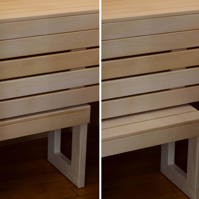 ซาวน่าไม้ในร่ม 2 คน Solid Nordic Spruce Steam 6kw
