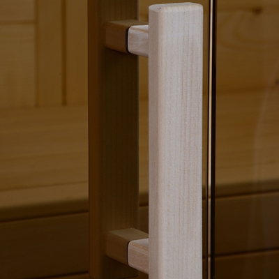 ซาวน่าไม้ในร่ม 2 คน Solid Nordic Spruce Steam 6kw