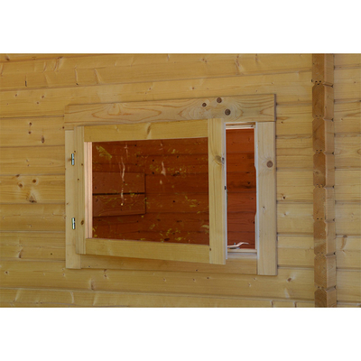 Outdoor Nordic Spruce Wooden 6 คน Far Infrared Sauna Cabin Traditional