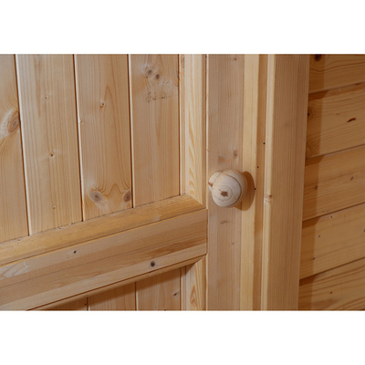 Outdoor Nordic Spruce Wooden 6 คน Far Infrared Sauna Cabin Traditional